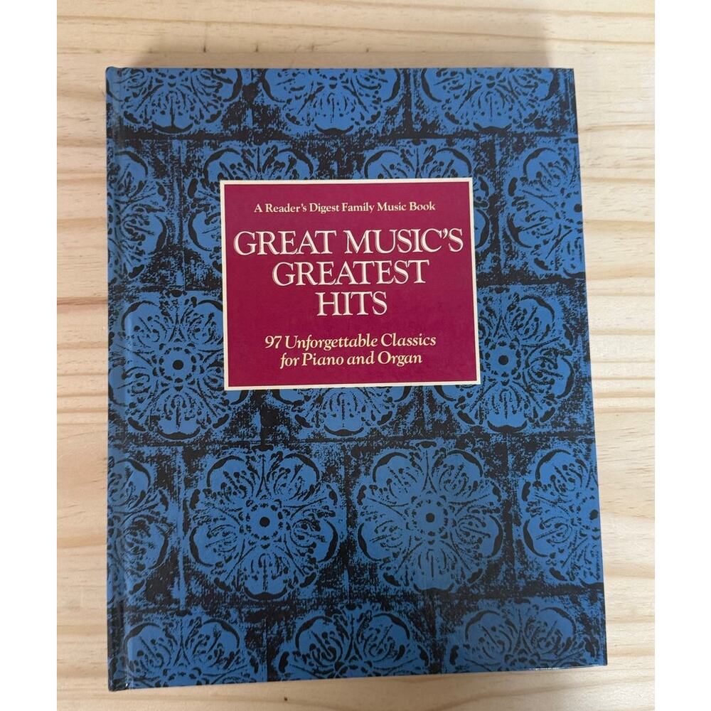Reader's Digest Great Music's Greatest Hits Songbook 1980 HC Spiralbound